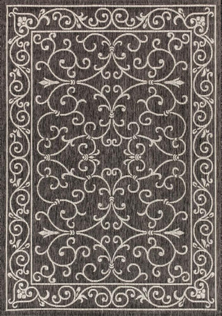 Loretta Vintage Filigree Textured Weave Indoor/outdoor Area Rug