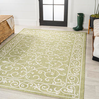 Loretta Vintage Filigree Textured Weave Indoor/outdoor Area Rug