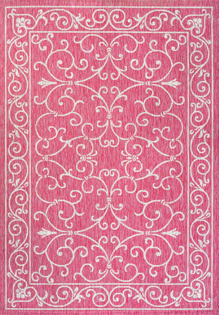 Loretta Vintage Filigree Textured Weave Indoor/outdoor Area Rug