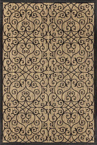 Alfombra Vintage Filigree Textured Weave Indoor/outdoor Area Rug