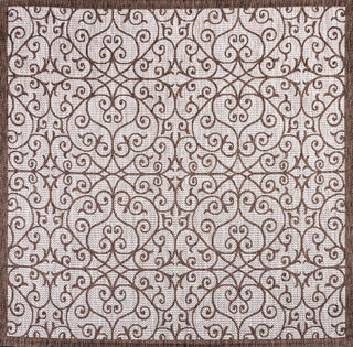 Hart Bohemian Textured Weave Floral Indoor/outdoor Area Rug