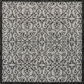 Hart Bohemian Textured Weave Floral Indoor/outdoor Area Rug