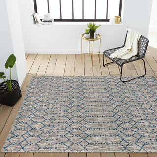 Dean Moroccan Geometric Textured Weave Indoor/outdoor Area Rug