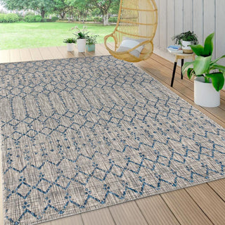 Dean Moroccan Geometric Textured Weave Indoor/outdoor Area Rug