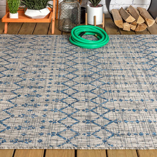 Dean Moroccan Geometric Textured Weave Indoor/outdoor Area Rug