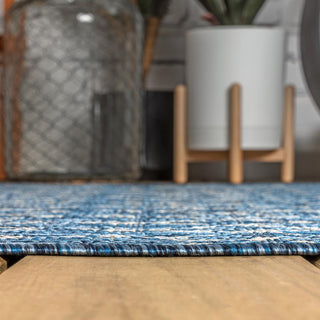 Dean Moroccan Geometric Textured Weave Indoor/outdoor Area Rug