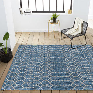 Dean Moroccan Geometric Textured Weave Indoor/outdoor Area Rug