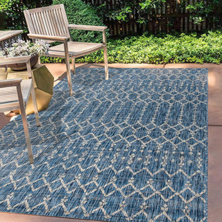 Dean Moroccan Geometric Textured Weave Indoor/outdoor Area Rug