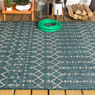 Dean Moroccan Geometric Textured Weave Indoor/outdoor Area Rug