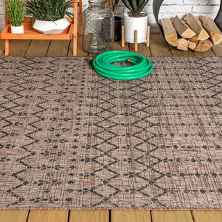 Dean Moroccan Geometric Textured Weave Indoor/outdoor Area Rug