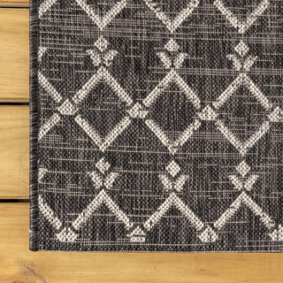 Dean Moroccan Geometric Textured Weave Indoor/outdoor Area Rug