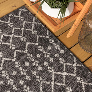 Dean Moroccan Geometric Textured Weave Indoor/outdoor Area Rug