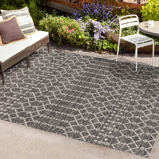 Dean Moroccan Geometric Textured Weave Indoor/outdoor Area Rug