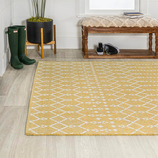 Dean Moroccan Geometric Textured Weave Indoor/outdoor Area Rug