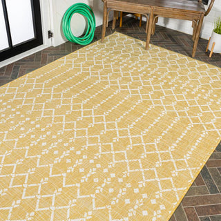 Dean Moroccan Geometric Textured Weave Indoor/outdoor Area Rug