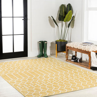 Dean Moroccan Geometric Textured Weave Indoor/outdoor Area Rug