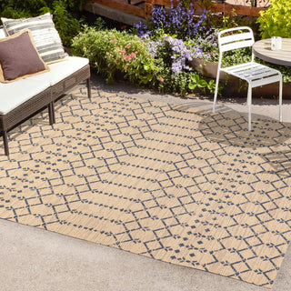 Dean Moroccan Geometric Textured Weave Indoor/outdoor Area Rug