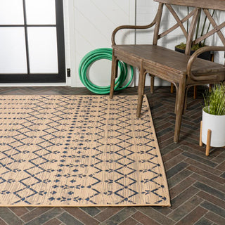 Dean Moroccan Geometric Textured Weave Indoor/outdoor Area Rug