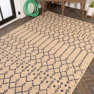 Dean Moroccan Geometric Textured Weave Indoor/outdoor Area Rug