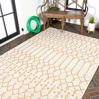 Dean Moroccan Geometric Textured Weave Indoor/outdoor Area Rug