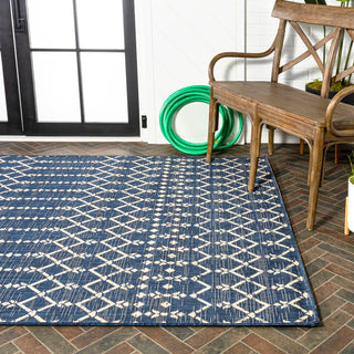 Dean Moroccan Geometric Textured Weave Indoor/outdoor Area Rug