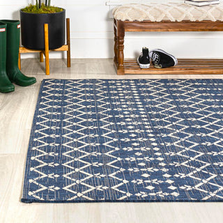 Dean Moroccan Geometric Textured Weave Indoor/outdoor Area Rug