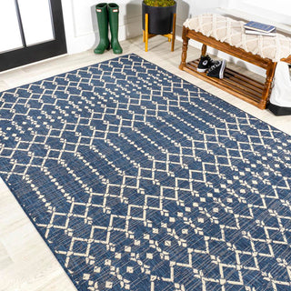 Dean Moroccan Geometric Textured Weave Indoor/outdoor Area Rug