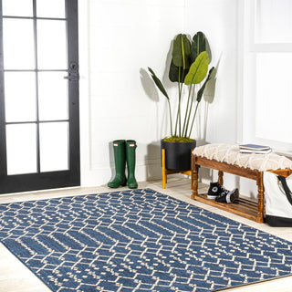 Dean Moroccan Geometric Textured Weave Indoor/outdoor Area Rug