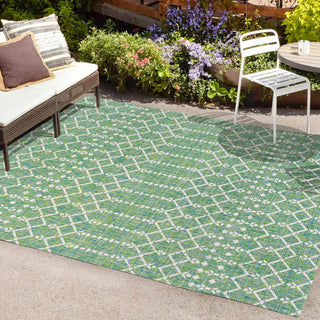 Dean Moroccan Geometric Textured Weave Indoor/outdoor Area Rug