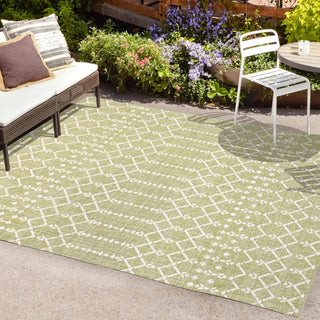 Dean Moroccan Geometric Textured Weave Indoor/outdoor Area Rug