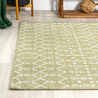 Dean Moroccan Geometric Textured Weave Indoor/outdoor Area Rug