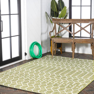 Dean Moroccan Geometric Textured Weave Indoor/outdoor Area Rug