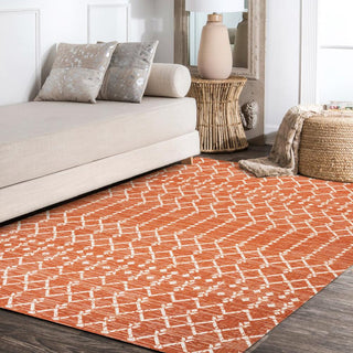 Dean Moroccan Geometric Textured Weave Indoor/outdoor Area Rug