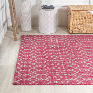 Dean Moroccan Geometric Textured Weave Indoor/outdoor Area Rug