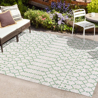 Dean Moroccan Geometric Textured Weave Indoor/outdoor Area Rug