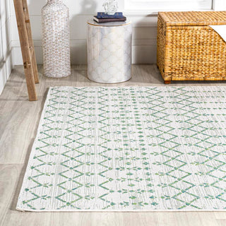 Dean Moroccan Geometric Textured Weave Indoor/outdoor Area Rug