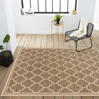 Matthews Moroccan Trellis Textured Weave Indoor/outdoor Area Rug