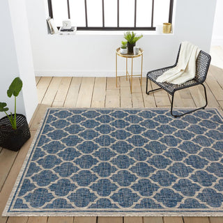 Matthews Moroccan Trellis Textured Weave Indoor/outdoor Area Rug