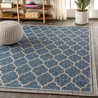 Matthews Moroccan Trellis Textured Weave Indoor/outdoor Area Rug