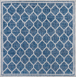 Matthews Moroccan Trellis Textured Weave Indoor/outdoor Square Rug