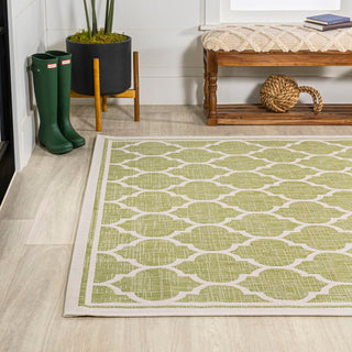 Matthews Moroccan Trellis Textured Weave Indoor/outdoor Area Rug