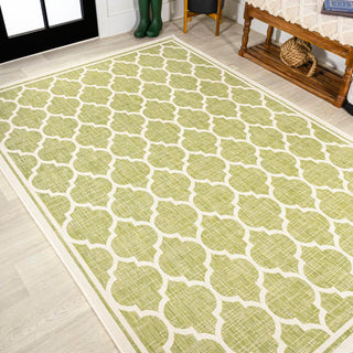 Matthews Moroccan Trellis Textured Weave Indoor/outdoor Area Rug