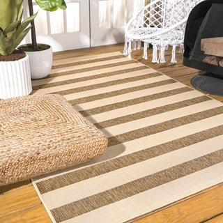 Rowena wide Stripe Indoor/outdoor Area Rug