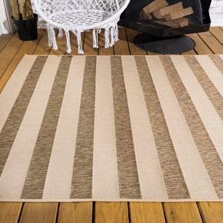 Rowena wide Stripe Indoor/outdoor Area Rug