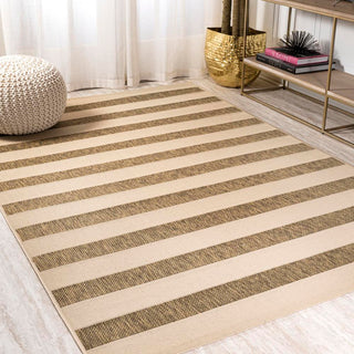 Rowena wide Stripe Indoor/outdoor Area Rug