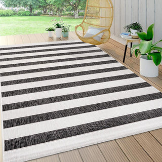 Rowena wide Stripe Indoor/outdoor Area Rug