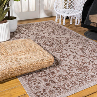 Mcdaniel ornate Medallion Indoor/outdoor Area Rug