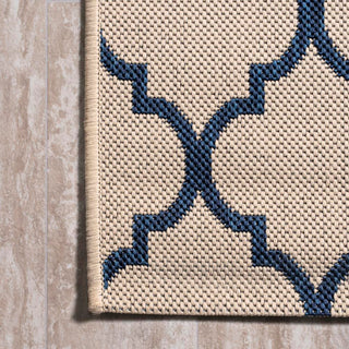 Loire Arabesque Ogee Trellis Indoor/Outdoor Area Rug