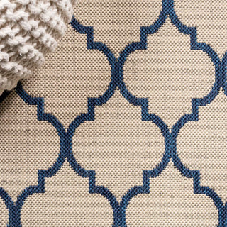 Loire Arabesque Ogee Trellis Indoor/Outdoor Area Rug