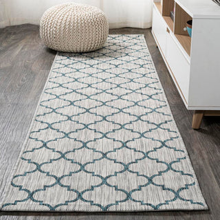 Loire Arabesque Ogee Trellis Indoor/Outdoor Area Rug